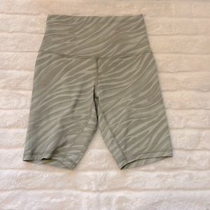 Lululemon zebra biker shorts